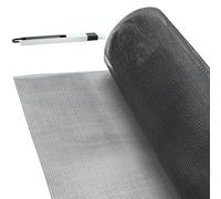 MAILEKT Mosquitera negra 150 x 200 cm, se vende por metros, protección contra insectos, para ventana, se puede cortar para puerta de balcón, tragaluz, salón, profundidad del suelo