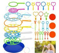 Mailfull Juego de 30 barras de burbujas de jabón, barra de burbujas grandes, perfectas para regalos infantiles, interiores y exteriores, verano, fiestas, bodas