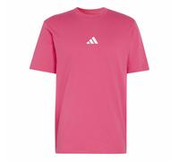 adidas Hombre Essentials Small Logo Single Jersey Shirt, Power Pink/White, 3XL