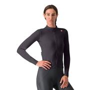 Maillot Castelli Espresso Thermal Manga Larga Negro Mujer, Talla S