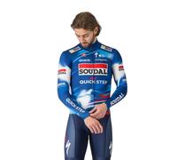 Maillot Castelli Pro Thermal Mid Manga Larga Azul Rojo Soudal Quick-Step, Talla M