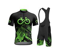 Maillot Ciclismo Corto de Verano para Hombre, MTB Ciclista Bici Ropa Culote Conjunto Traje Culotte Deportivo, Equipacion Ciclismo Bicicleta de Carretera (Color : TYP-2, Size : XL)