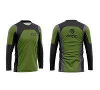 Maillot Ciclismo Hombre Ropa de Enduro Motocross Camiseta MTB Manga Larga,Camisetas de Ciclismo de Manga Corta Transpirables para Deportes de Gimnasio de Bicicleta (3XL,FA5)