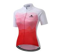 Maillot Ciclismo Manga Corto para Mujer Ciclismo MTB Maillot Mujer Verano Secado Rápido Camiseta Bicicleta Jersey de Ciclo Bici del Camino Jersey Ropa Transpirable XXL