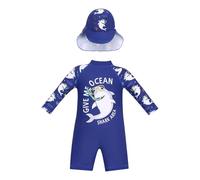 Maillot de Bain pour garçon Avec Chapeau, Tenue de Plage d'été pour Tout-Petits et Enfants de 1 à 6 ANS, Maillot de Bain Confortable pour fête à la Piscine#A