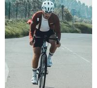Maillot de Ciclismo DAREVIE, Compresión Sin Costuras, Maillot de Ciclismo para Hombre, Transpirable, Alta Elasticidad, Camiseta de Malla, Ropa de Ciclismo BLANCO talla mediana