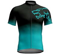 Maillot de ciclismo para hombre, camiseta de manga corta, para verano, informal, ayuno 3D, impresión digital, algodón, camiseta de manga corta, Negro-B., XL