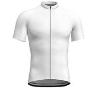 Maillot de ciclismo para hombre, manga corta, cómodo, gradiente, moda, tendencia, ajustado, traje de ciclismo de verano para hombre, 01#blanco, L