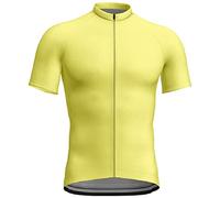 Maillot de ciclismo para hombre, verano, informal, ayuno 3D, impresión digital, algodón, camiseta de manga corta, amarillo-1, XXXL
