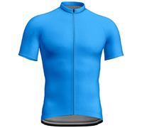 Maillot de ciclismo para hombre, verano, informal, ayuno 3D, impresión digital, algodón, camiseta de manga corta, azul-1, XXXXL