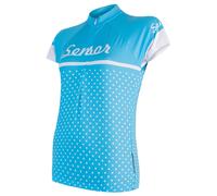 Maillot de ciclismo para mujer Sensor Cyklo Dots Talla: S / Color: azul