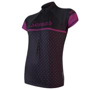Maillot de ciclismo para mujer Sensor Cyklo Dots Talla: S / Color: negro