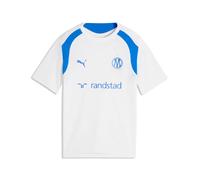 PUMA Camiseta de entrenamiento Olympique de Marseille juvenil, Ropa, Blanco, 9-10Y