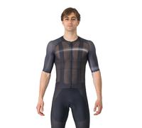 Maillot Manga Corta Castelli Climber's A/C Negro Gris Oscuro, Talla L