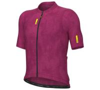 Alé Cycling Pragma - Maillot de Ciclismo de Manga Corta para Hombre, Microfibra Suave y Ligera, Mangas Cortadas con láser, Transpirable y de Secado rápido, Cintura de Silicona, 3 Bolsillos Traseros