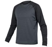 Camiseta de ciclismo endura singletrack fleece bk hombre negro M