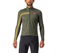 CASTELLI 4522500-075 Unlimited TH Jersey Sweatshirt Hombre Military Green/Goldenrod Tamaño L