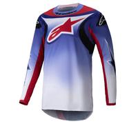 Maillot motocross Alpinestars Fluid Wurx fluo púrpura-rojo L