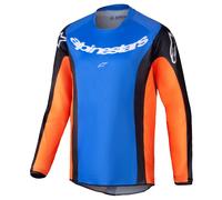Maillot motocross niño Alpinestars Racer Melt naranja y azul XL