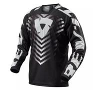 Maillot motocross Revit Rough blanco y negro L