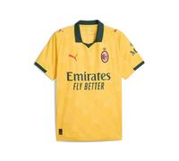 A.C. Milan Maglia Gara Third, Temporada 2025/2026, Camiseta de fútbol, Producto Oficial, Amarillo, L Unisex Adulto