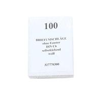 Mailmedia 30002361 Sobres C6 (162 x 114 mm), sin ventana, autoadhesivos, 72 g/m², 100 unidades)