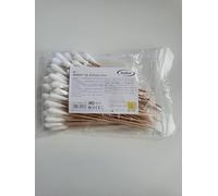 MaiMed - Bastoncillos (cabeza de 10 mm, 15 cm de largo, mango de madera, no esterilizados) 71030, 50 unidades
