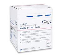 Maimed - Compresas de gasa estériles (10 x 10 cm, 12 capas, 10 x 10 unidades)