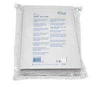 MaiMed Manoplas desechables para bebés y adultos - Manoplas desechables suaves y agradables para la piel - para uso seco o húmedo - Ideal para el cuidado diario - 50 unidades - Color blanco