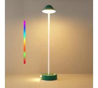 Maimeili Lámpara de mesa LED moderna con montaje en pared y sensor de movimiento Control táctil portátil con luz nocturna RGB Ideal para pasillos dormitorios baños salas de estar