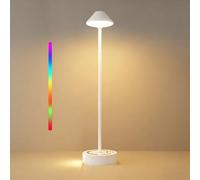 Maimeili Lámpara de mesa LED moderna con montaje en pared y sensor de movimiento Control táctil portátil con luz nocturna RGB Ideal para pasillos dormitorios baños salas de estar