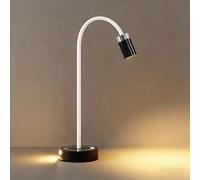 Maimeili Lámpara LED de mesa moderna con montaje en pared portátil Luz nocturna con control táctil y sensor de movimiento Ideal para pasillos dormitorios baños salas de estar