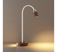 Maimeili Lámpara LED de mesa moderna con montaje en pared portátil Luz nocturna con control táctil y sensor de movimiento Ideal para pasillos dormitorios baños salas de estar