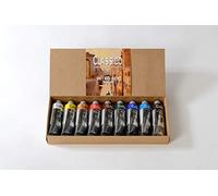 MAIMERI Classico, Pintura al óleo para bellas artes, Caja de cartón, Set de colores variados, 9 unidades
