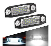Maimiao 2 Piezas LED matrícula luces lámparas bombillas 3528 SMD 12V 6500K Xenón Blanco CanBus No hay error, Para Volvo S80 XC90 S40 V60 XC60 S60 C70 V50 XC70 V70