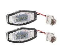 Maimiao LED Luces de matrícula para Bulbos 12V 3528 SMD 6500K Xenón Blanco CanBus No hay error Luz de la Placa del Auto Para Civic City 4 puertas Legend Accord 4 puertas 2 Piezas