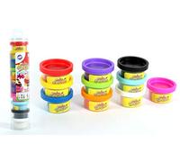 MAIN D'ARTISTE - Paquete de 10 botes de plastilina - Manualidades - 030895A - Multicolor - 30gr - Juguete para niños- Modelado -Creatividad - Actividades manuales - Hazlo tú mismo - A partir de 2años