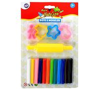 MAIN D'ARTISTE - Paquete de 12 palos de plastilina - Actividad creativa - 030752A - Multicolor - Juguete para niños - Modelado - Creatividad - Actividades manuales - Accesorios - A partir de 2 años