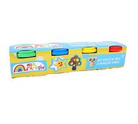 MAIN D'ARTISTE - Paquete de 8 botes de plastilina - Manualidades - 030816A - Multicolor - 85gr - Juguete para niños- Modelado - Creatividad - Actividades manuales - Hazlo tú mismo - A partir de 2años
