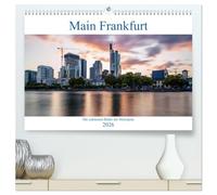 Main Frankfurt (hochwertiger Premium Wandkalender 2026 DIN A2 quer), Kunstdruck in Hochglanz: Die schönsten Bilder der Metropole