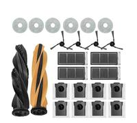 Main Roller Side Brush Filter Mop Dust Bag Parts,Compatible For Dreame, X50 Ultra / S40 Enhanced Edition Vacuum Cleaner Accessories(E)