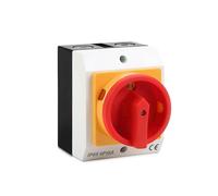 Main Switch 4-Pin Rotary Switch Off Switch,Circuit Breaker 16A Repair Switch with Housing Separation