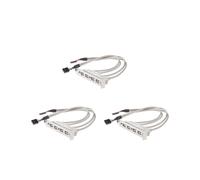 MainBoard 4 Port USB 2.0 to 9 Pin Header Bracket Extension Cable