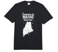 Maine Alguien en Maine me ama USA America Comfort Colors Adult Heavyweight T-Shirt