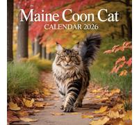 Maine Coon cat Calendar 2026: 12 Months ofCat from Jan 2026 to Dec 2026