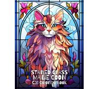 Maine Coon Cat Coloring Book For Adults: 30 Majestic Long-Hair Cat Designs for Relaxation and Stress Relief