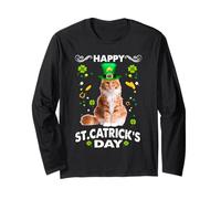 Maine Coon Cat Happy St Catricks Day St Patricks Day Cats Manga Larga