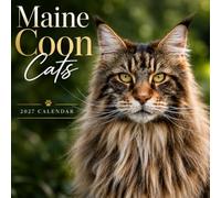Maine Coon Cats Calendar 2027: Longhaired Cat Photography