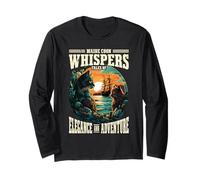 Maine Coon Whispers Tales of Elegance Adventure Cat Lover Manga Larga