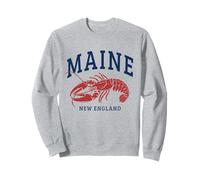 Maine Nueva Inglaterra Langosta Souvenir Pride Vintage Sudadera